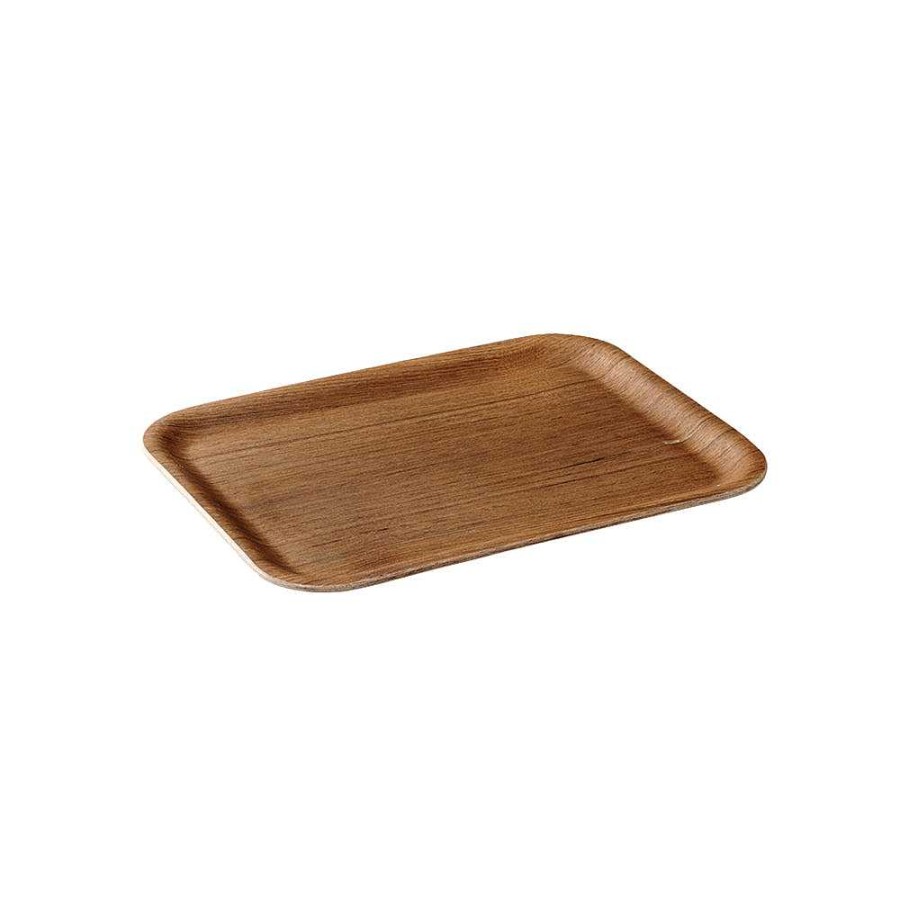 Koksutrustning NONSLIP TRAY | Halkfri Bricka 320X240Mm Teak